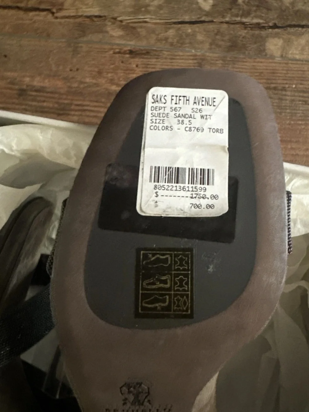 Brunello Cucinelli ankle strap
